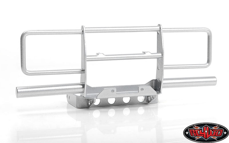RC4WD Oxer Steel Front Winch Bumper for Vanquish VS4-10 Origin Body (Silver)