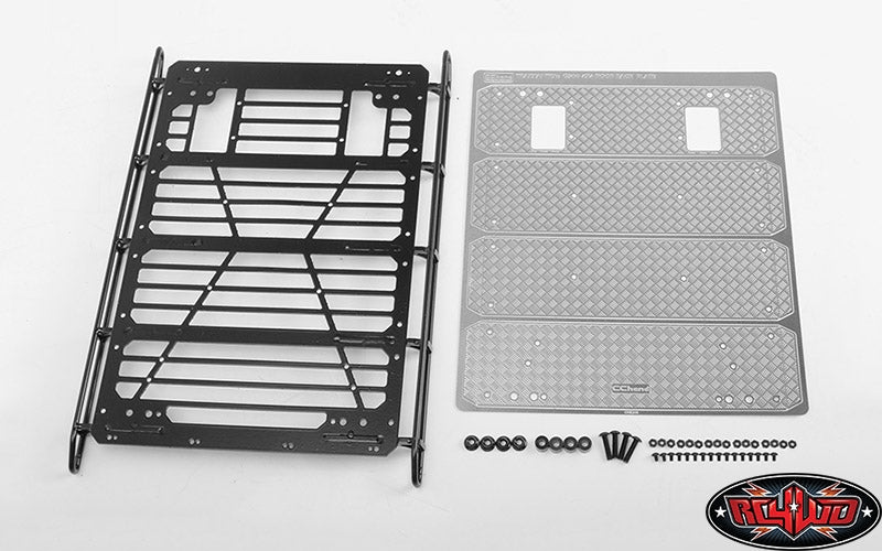 RC4WD Command Roof Rack w/ Diamond Plate for Traxxas TRX-4 G-500