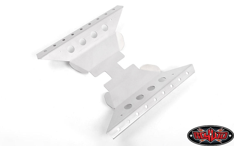 RC4WD Oxer Transfer Case Guard for Axial Capra 1.9 Unlimited Trail Buggy (Silver)