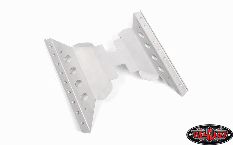 RC4WD Oxer Transfer Case Guard for Axial Capra 1.9 Unlimited Trail Buggy (Silver)