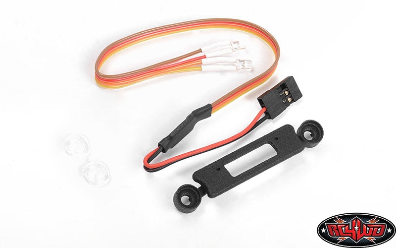 RC4WD Micro Series Headlight Insert with LED Lights for Axial SCX24 Jeep Wrangler