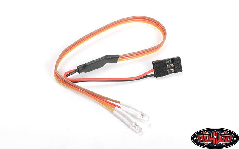 RC4WD Micro Series Headlight Insert with LED Lights for Axial SCX24 Jeep Wrangler