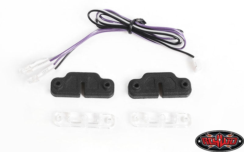 RC4WD Inner Fender Rock Lights with LED Light Kit for Axial 1/10 SCX10 III Jeep JLU Wrangler