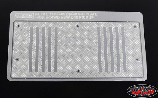 RC4WD Steel Diamond Tailgate Plate for RC4WD Gelande II 2015 Land Rover Defender D90 (Heritage Edition)