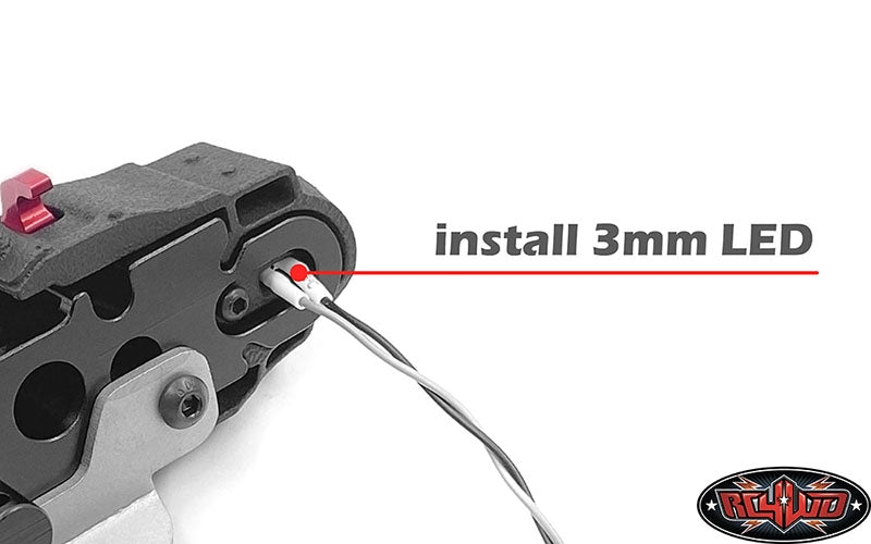 RC4WD OEM Narrow Front Winch Bumper with Trail Bar for Axial 1/10 SCX10 III Jeep JLU Wrangler