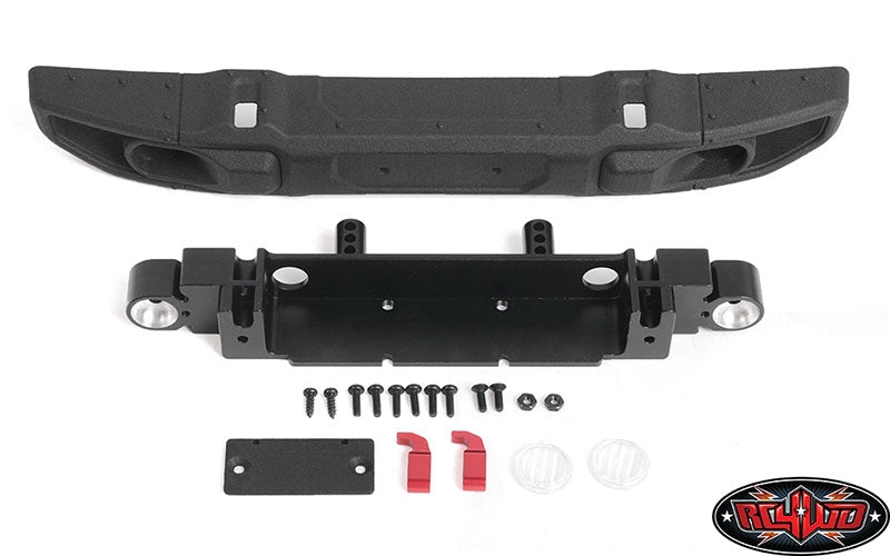 RC4WD OEM Wide Front Bumper for Axial 1/10 SCX10 III Jeep JLU Wrangler