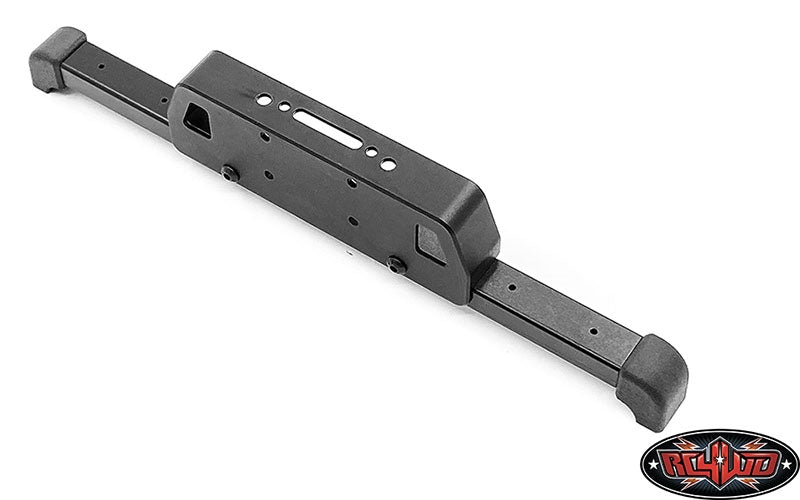 RC4WD Classic Front Winch Bumper for RC4WD Gelande II 2015 Land Rover Defender D90 (Black)