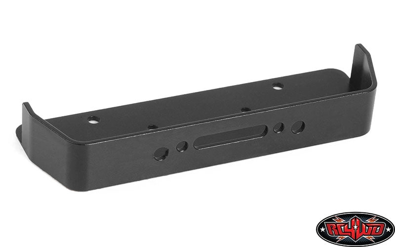 RC4WD Classic Front Winch Bumper for RC4WD Gelande II 2015 Land Rover Defender D90 (Black)