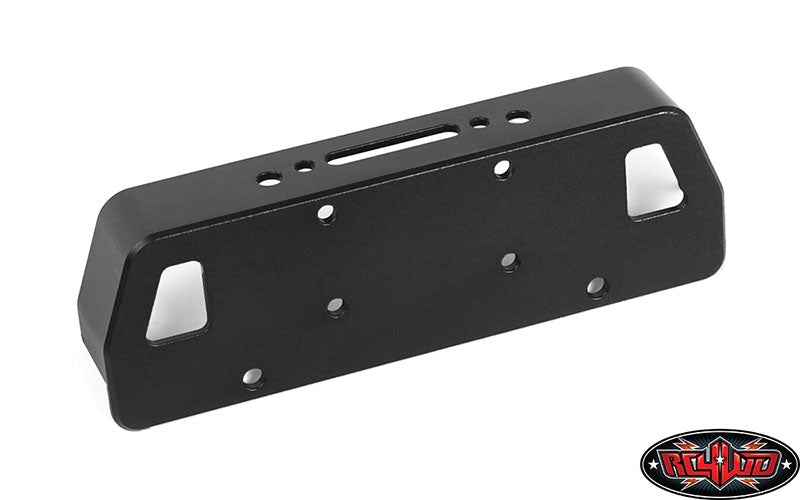 RC4WD Classic Front Winch Bumper for RC4WD Gelande II 2015 Land Rover Defender D90 (Black)