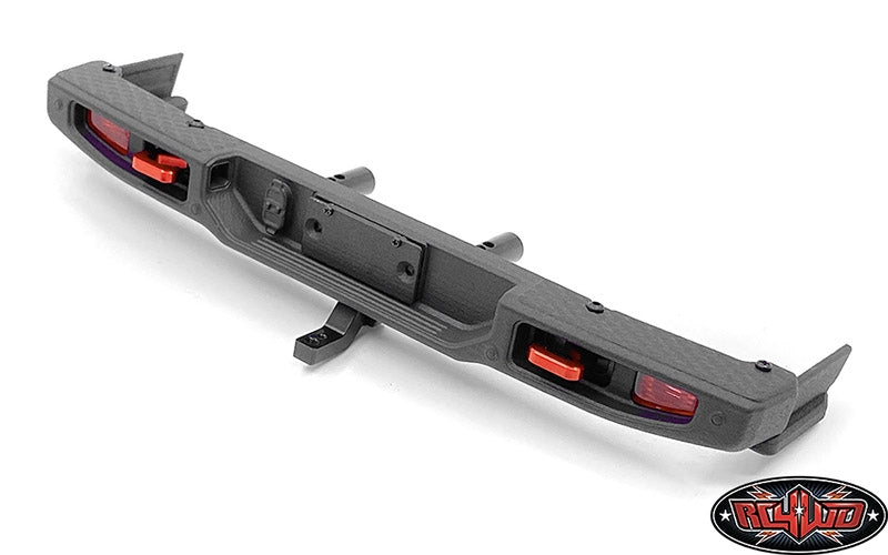 RC4WD OEM Rear Bumper with Drop Hitch for Axial 1/10 SCX10 III Jeep JT Gladiator