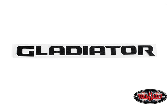 RC4WD Gladiator Rear Logo Decal for Axial 1/10 SCX10 III Jeep JT Gladiator