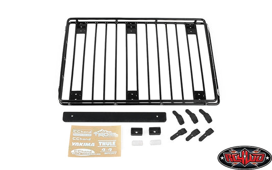 RC4WD Steel Tube Roof Rack W/ Rear Utility Lights for Axial 1/10 SCX10 III Jeep JLU Wrangler