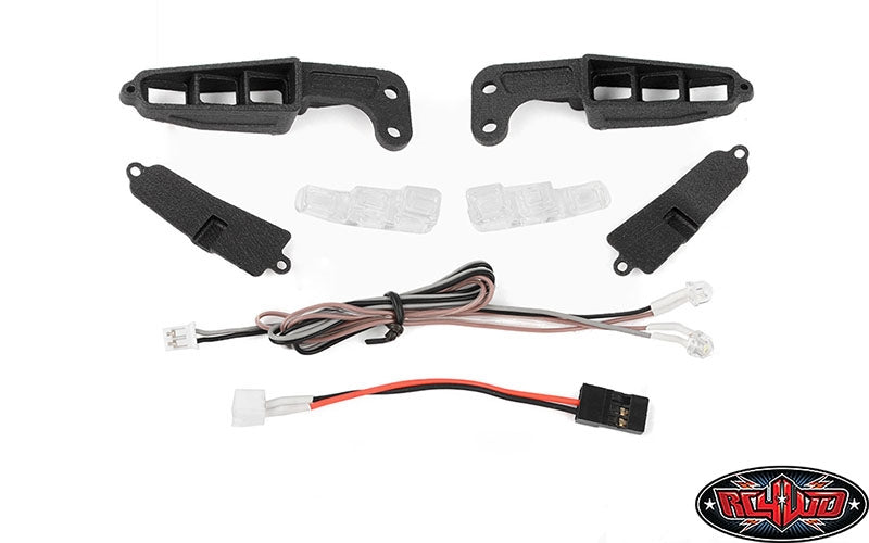 RC4WD Fog Lights with LED Lighting System for Traxxas TRX-4 2021 Ford Bronco