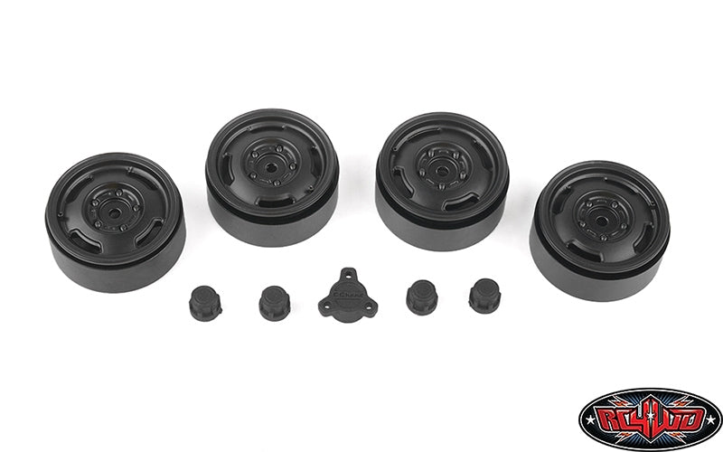 RC4WD Apio 1.55" Beadlock Wheels (Black) (4)