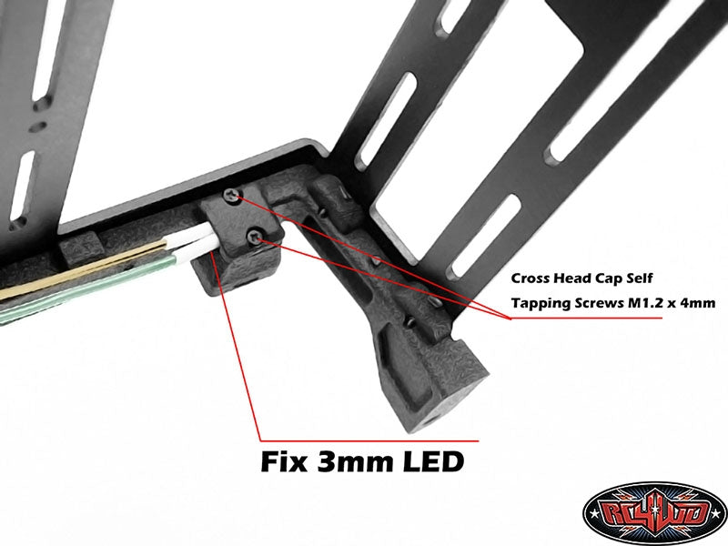 RC4WD Overland Bed Rack for Axial SCX10 III Jeep JT Gladiator