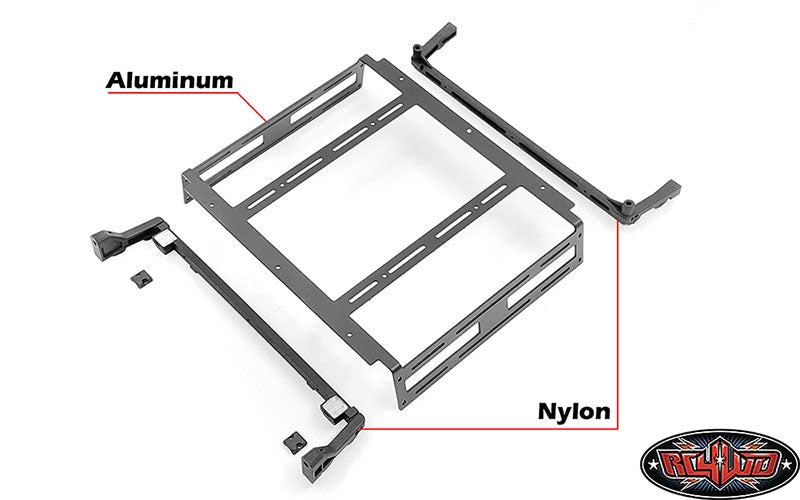 RC4WD Overland Bed Rack for Axial SCX10 III Jeep JT Gladiator