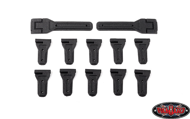RC4WD Complete Door and Tailgate Hinge Set for Axial 1/6 SCX6 Jeep Wrangler