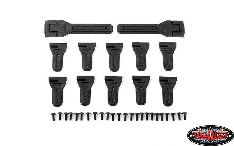 RC4WD Complete Door and Tailgate Hinge Set for Axial 1/6 SCX6 Jeep Wrangler