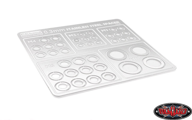 RC4WD Stainless Steel 0.3mm Shim Assortment