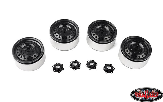 RC4WD Rad 1.9" Aluminum Internal Beadlock Wheels (Black) (4)