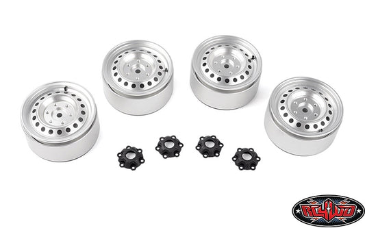 RC4WD Rad 1.9" Aluminum Internal Beadlock Wheels (Silver) (4)