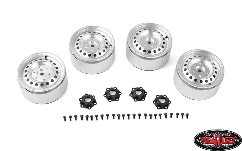 RC4WD Rad 1.9" Aluminum Internal Beadlock Wheels (Silver) (4)