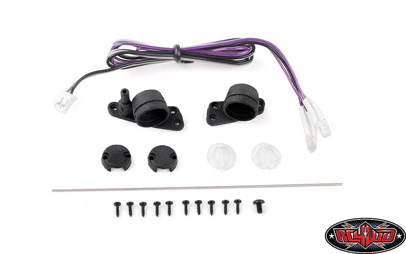 RC4WD LED A Pillar Front Light and Antenna for Traxxas TRX-4 2021 Bronco