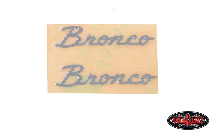 RC4WD Body Decals for Traxxas TRX-4 2021 Ford Bronco (Silver)