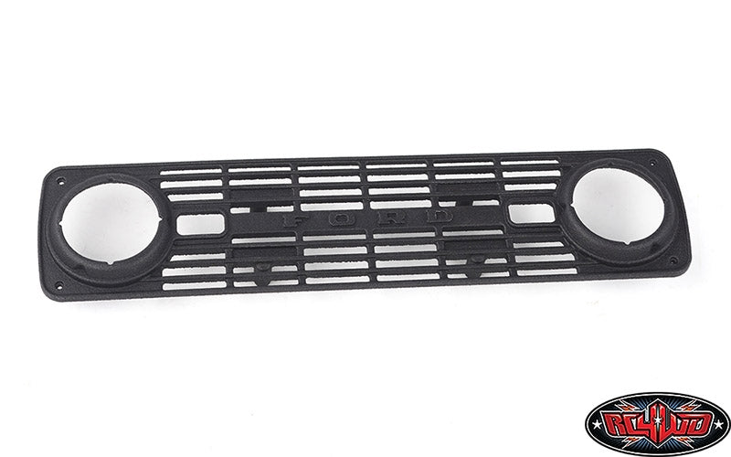 RC4WD Front Grille and Lenses for Axial SCX10 III Early Ford Bronco (Black)