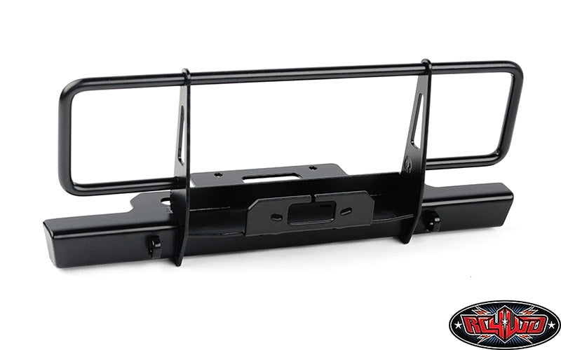 RC4WD Oxer Steel Front Winch Bumper for Axial SCX10 III Early Ford Bronco (Black)