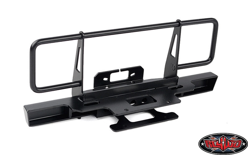 RC4WD Oxer Steel Front Winch Bumper for Axial SCX10 III Early Ford Bronco (Black)