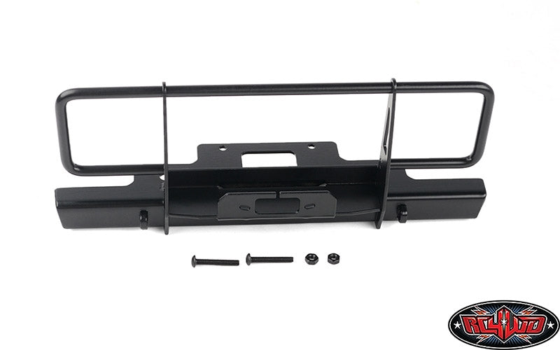 RC4WD Oxer Steel Front Winch Bumper for Axial SCX10 III Early Ford Bronco (Black)