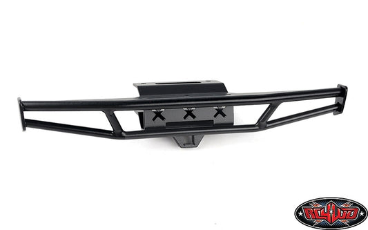 RC4WD Rough Stuff Metal Rear Tube Bumper for Axial SCX10 III Early Ford Bronco (Black)