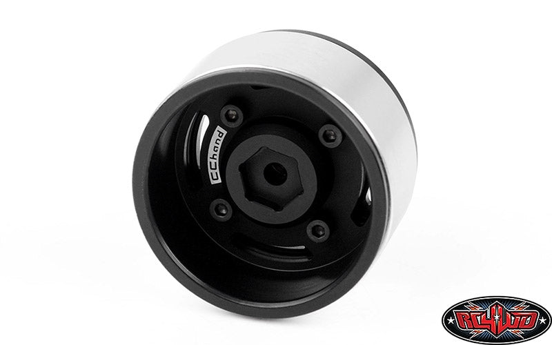 RC4WD Analog 1.9'' Aluminum CAP Wheels (Black) (4)