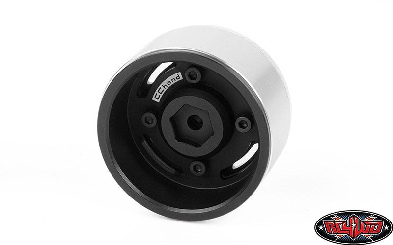RC4WD Analog 1.9'' Aluminum CAP Wheels (White) (4)