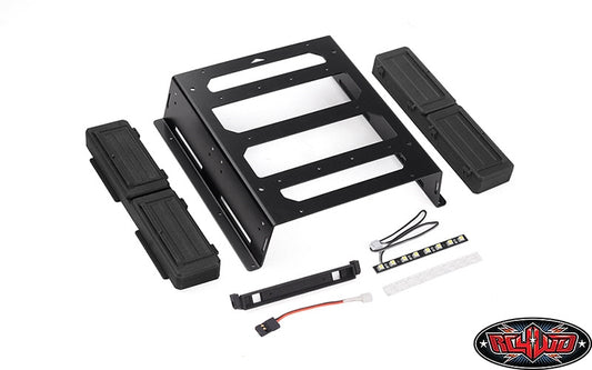 RC4WD Rear Bed Rack And Tool Box with Light Bar for Vanquish VS4-10 Phoenix