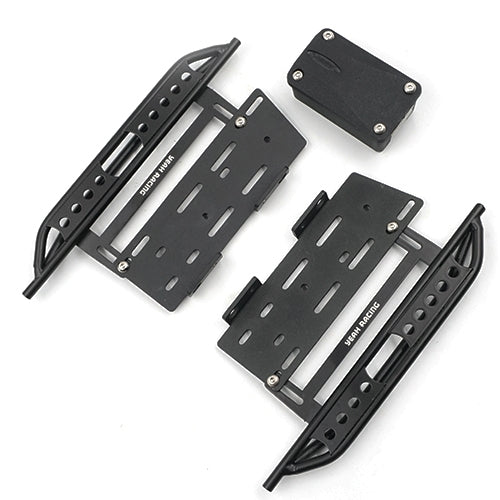 Yeah Racing Metal Rock Rails w/ Receiver Box For Axial SCX10 II (2)