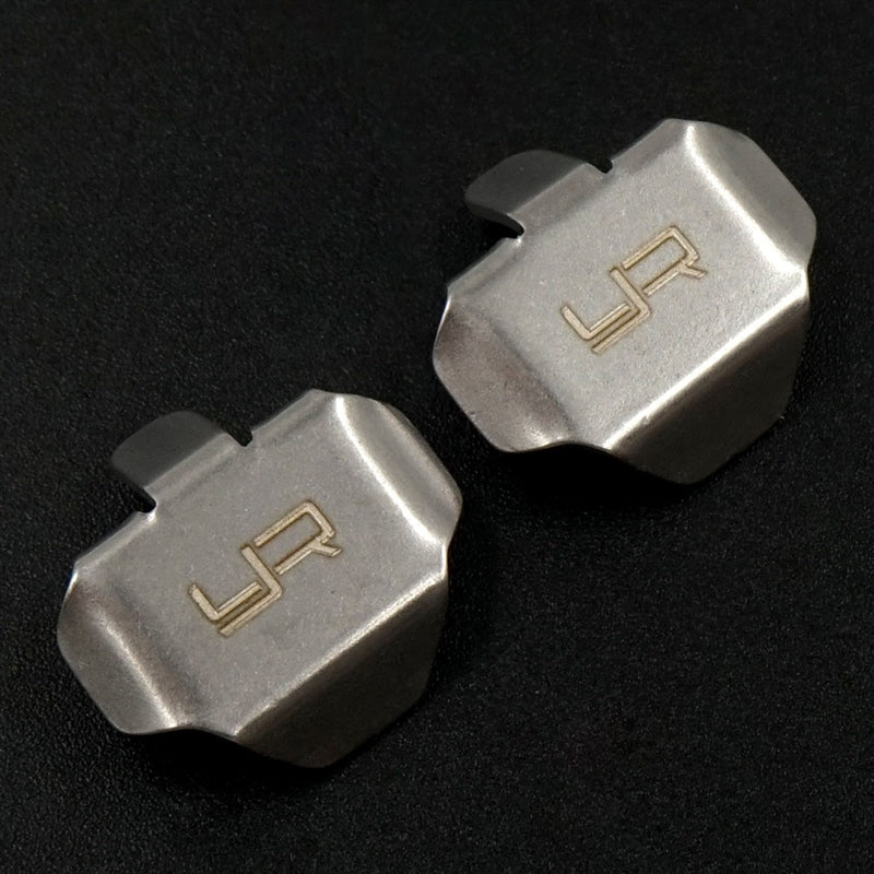 Yeah Racing Stainless Steel Front and Rear Differential Skid Plates for Axial SCX24 (2)