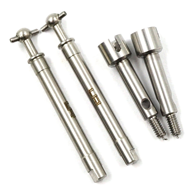 Yeah Racing Steel Front Drive Shafts (Left and Right) for Axial SCX24