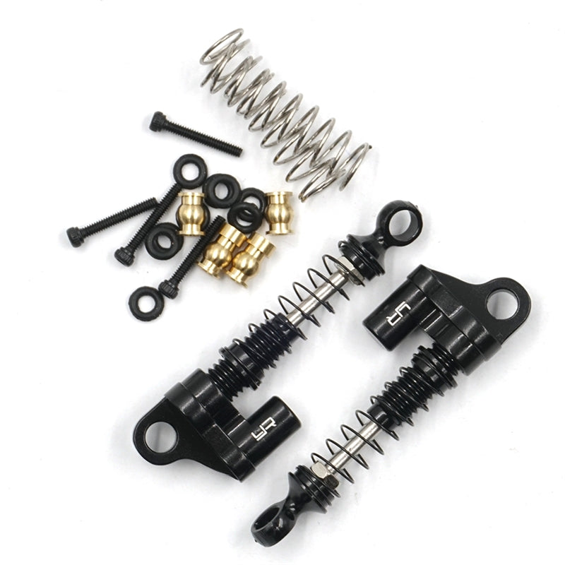 Yeah Racing Aluminum Shocks For Axial SCX24 - Black (2)