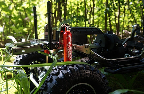 Yeah Racing 100mm Desert Lizard Two Stage Internal Spring Damper Pair (2) Black For Crawler