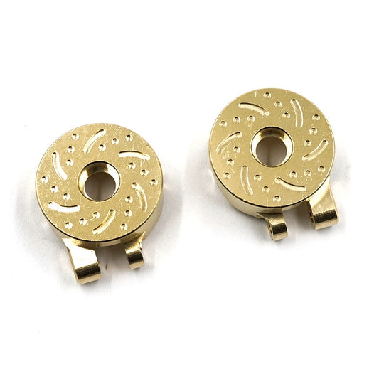 Year Racing Brass Steering Knuckles (20g each) for Traxxas TRX-4M