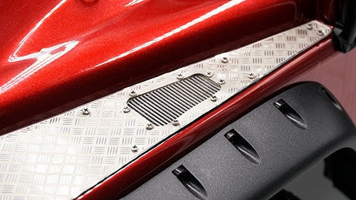 Yeah Racing Stainless Steel Front Hood Vent Plate - TRX-4