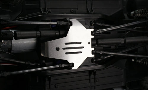 Yeah Racing Stainless Steel Skid Plate (Silver) TRX-4