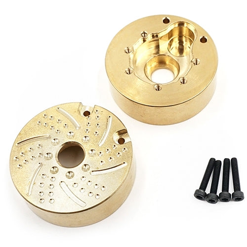 Yeah Racing Brass 118g Portal Cover Front or Rear (2) TRX-4