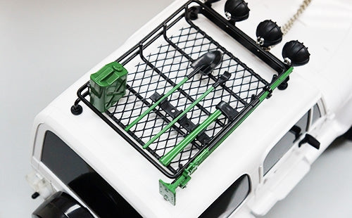 Yeah Racing 1/10 RC Rock Crawler Accessories - Fuel Can and Tool Set - Green