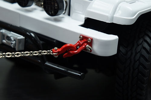 Yeah Racing 1/10 RC Rock Crawler Accessories - Heavy Duty Shackle w/Mounting Bracket - Black