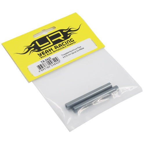 Yeah Racing Threaded Aluminum Link Pipe 6X50mm (2pcs) Gunmetal