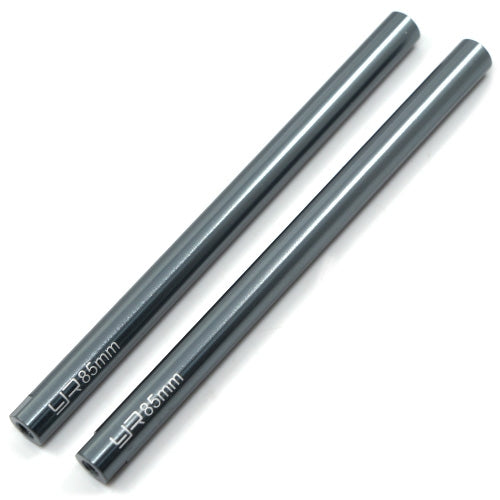 Yeah Racing Threaded Aluminum Link Pipe 6X85mm (2pcs) Gunmetal