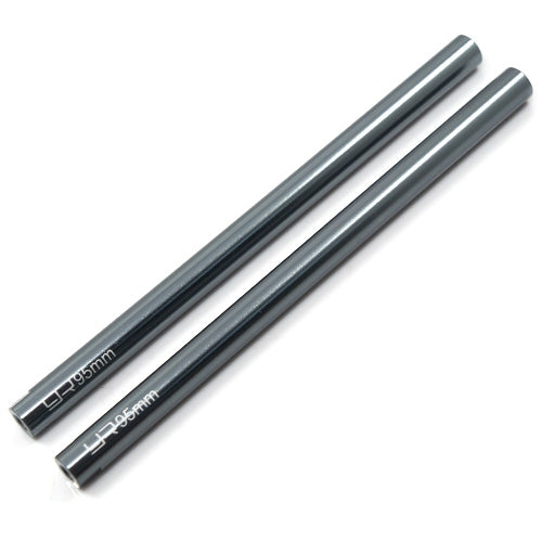 Yeah Racing Threaded Aluminum Link Pipe 6X95mm (2pcs) Gunmetal